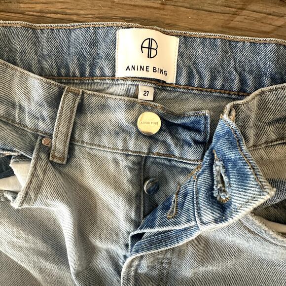 Anine Bing Sonya Lightwash Jeans - Picture 6 of 9